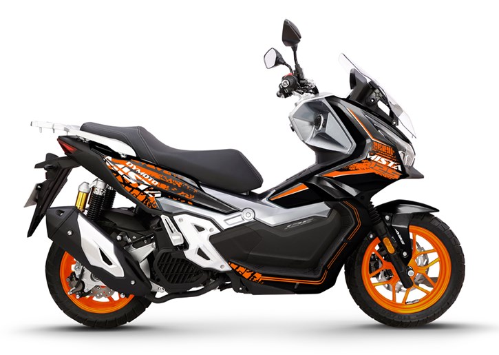 MISTA 125/150 Black – Orange